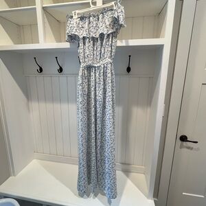 Petal and Pup Floral Off-Shoulder Maxi Jumpsuit